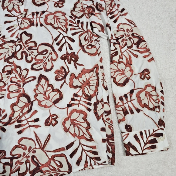 PERSONA By MARINA RINALDI Floral Print Women's Top. - Picture 5 of 14